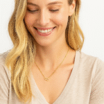 Interlocked Hearts 18K Gold-Plated Chain
