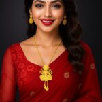 Micro gold plated durga neclase set